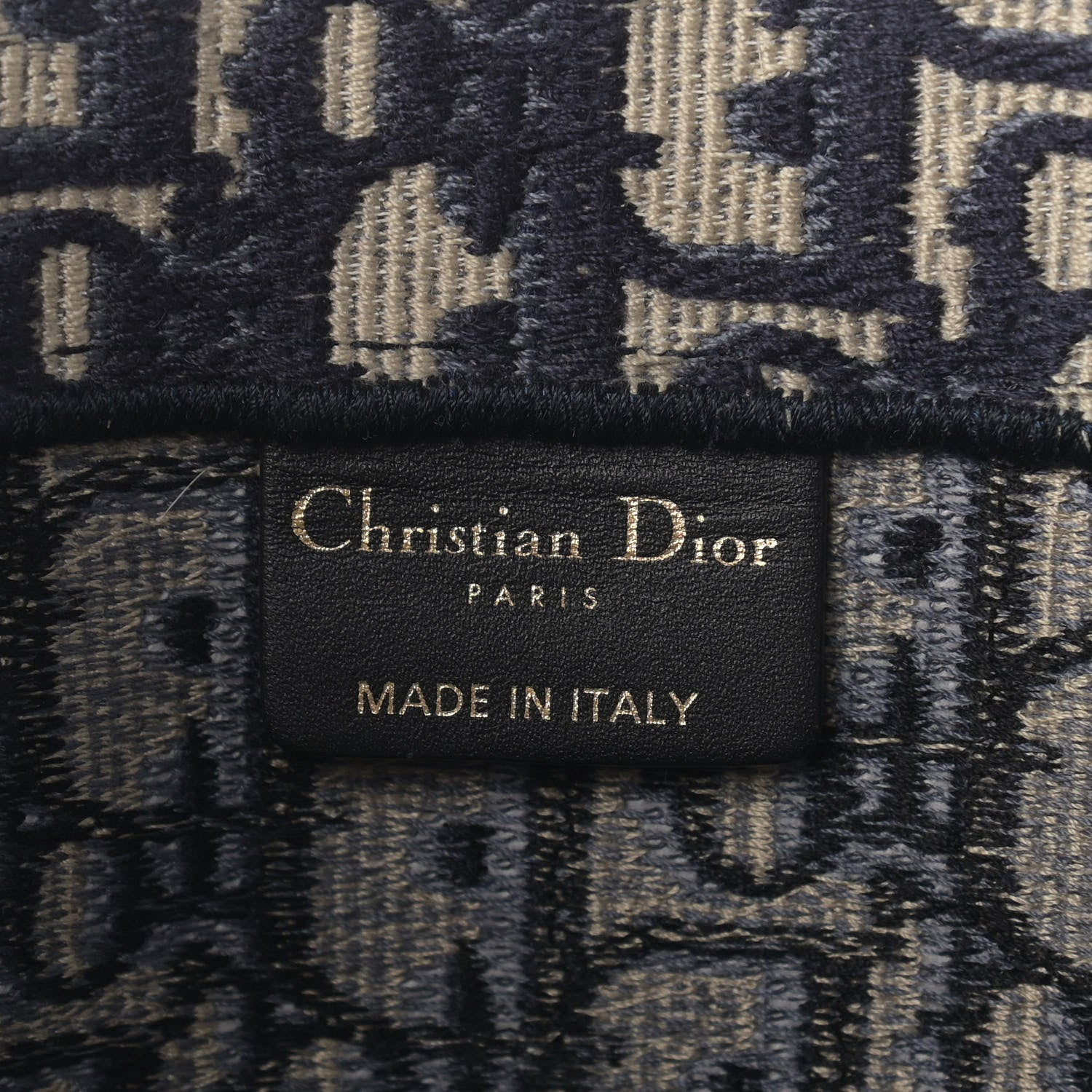 Christian Dior Oblique Large Book Tote Blue Multicolor 6 of 17