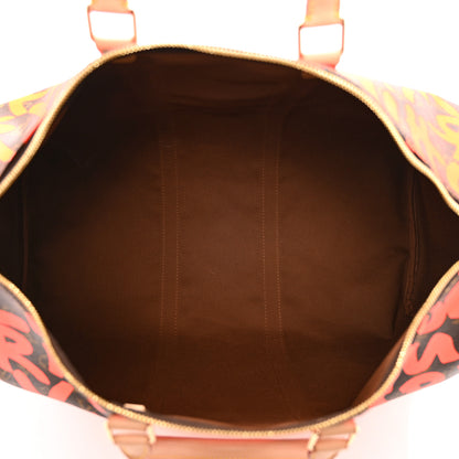 Louis Vuitton Monogram Graffiti Keepall 50 Orange 5 of 9
