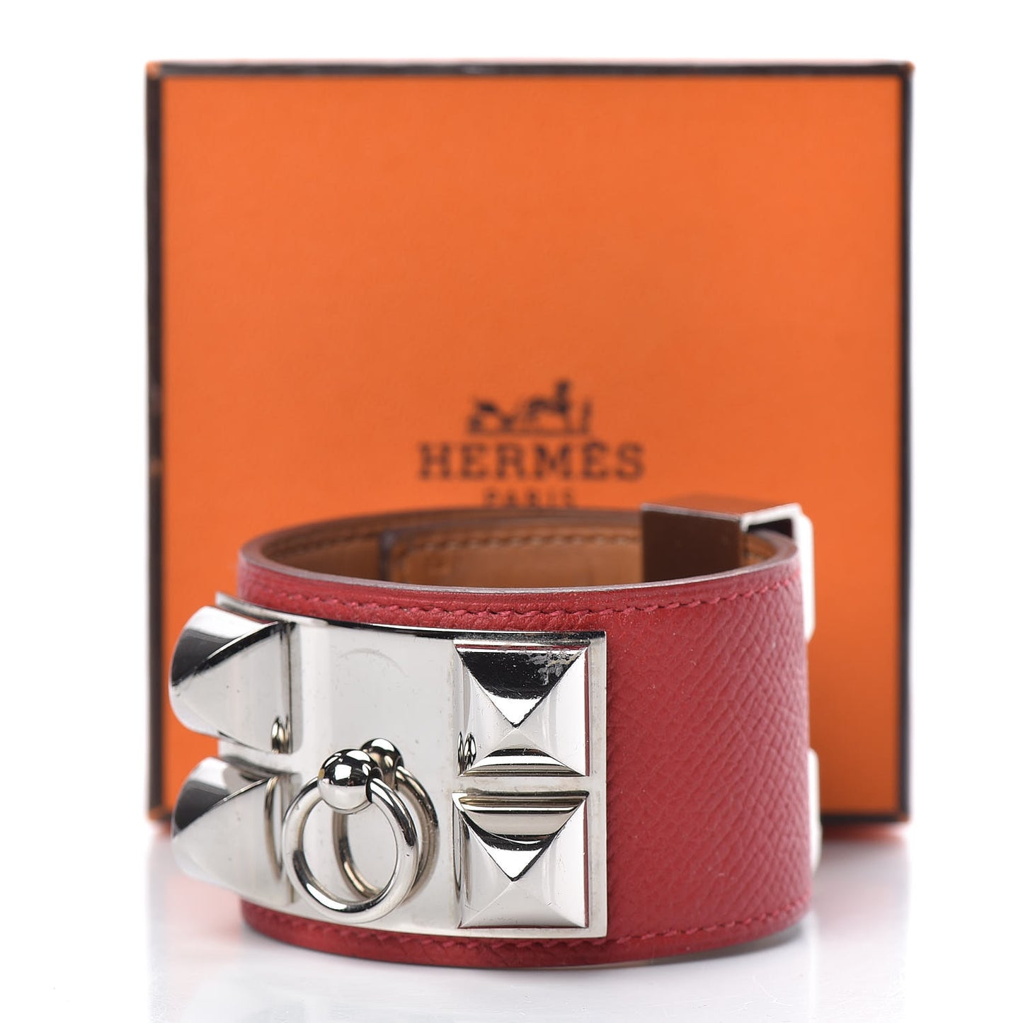 Epsom Collier de Chien CDC Bracelet S Rouge Casaque