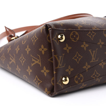 Louis Vuitton Monogram V Tote MM Black 8 of 10