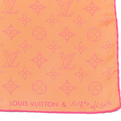 Louis Vuitton Fluo Robert Wilson Scarf Orange 2 of 4