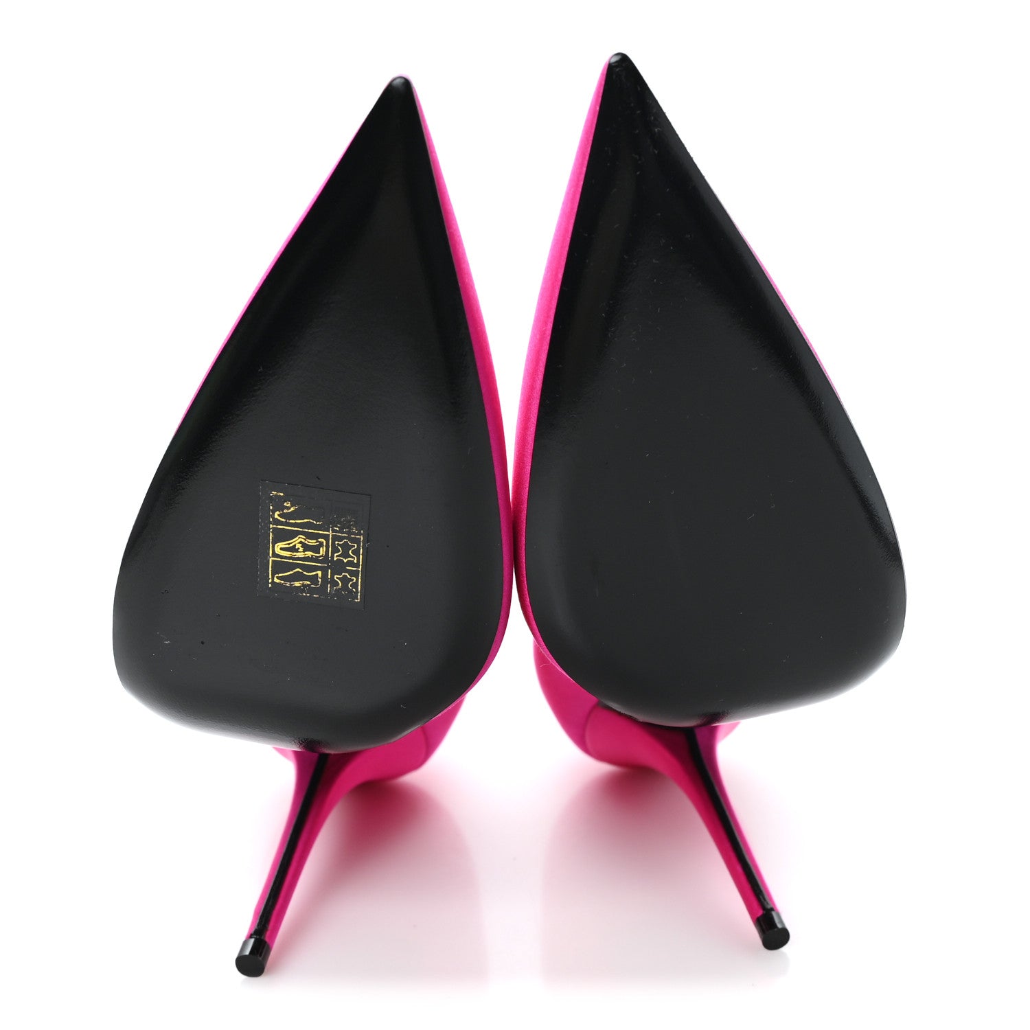 Saint Laurent Satin Crepe Marylin 110 Pumps 36.5 Fuchsia 6 of 9