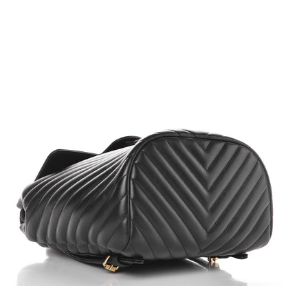 Chanel Calfskin Chevron Quilted Small Urban Spirit Backpack Black 4 of 8