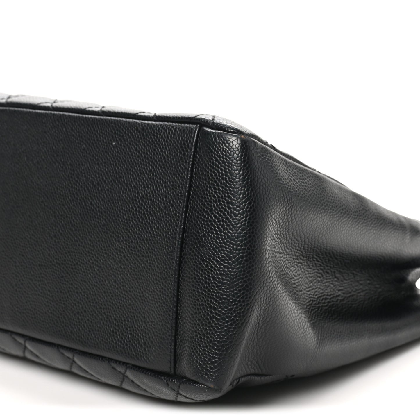 Caviar Quilted Grand Shopping Tote GST Black