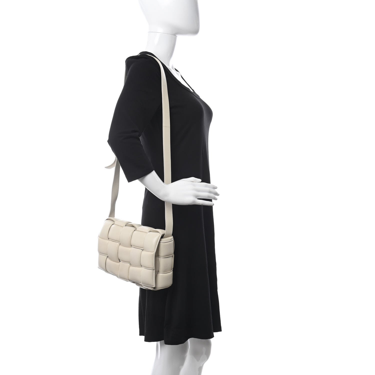 Bottega Veneta Nappa Maxi Intreccio Padded Cassette Crossbody Bag Plaster 2 of 13