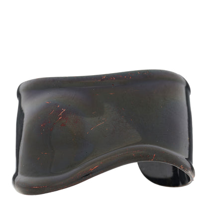 Tiffany Copper Small Elsa Peretti Right Wrist Bone Cuff Bracelet Black 1 of 5
