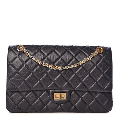 Chanel Aged Calfskin Quilted 2.55 Reissue 226 Flap Black 1 of 11
