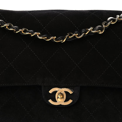 Chanel Suede Calfskin Small Souplissimo Maxi Flap Black 16 of 21