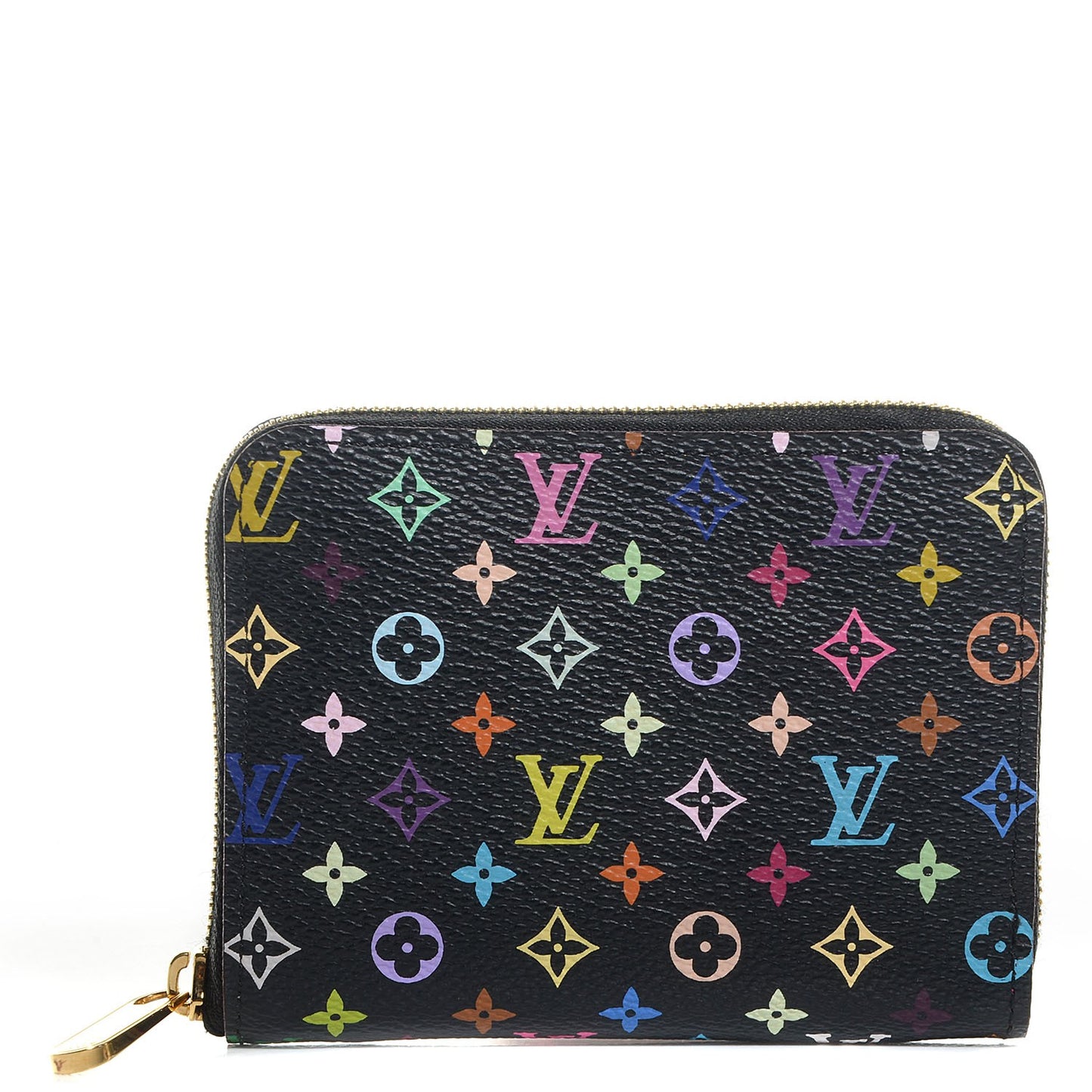 Monogram Multicolor Zippy Coin Purse Black Grenade