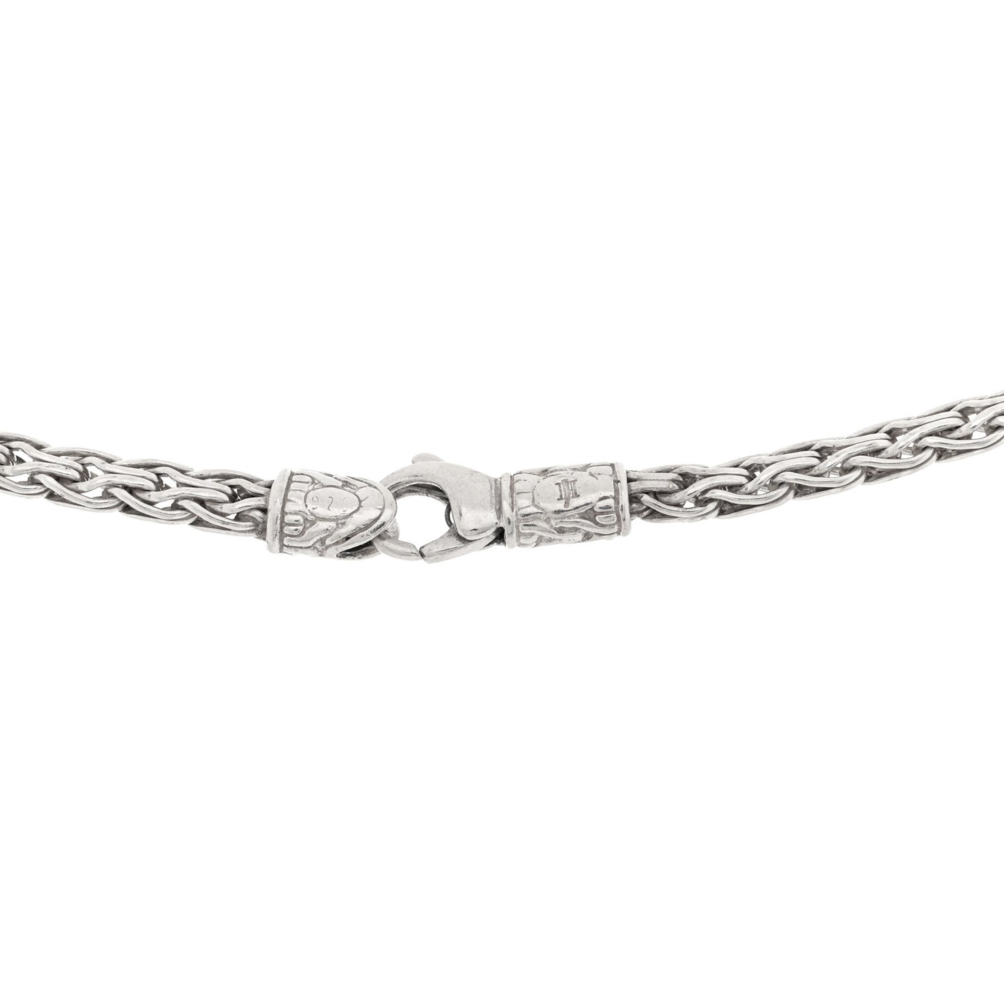 Sterling Silver 3.5mm Wheat Chain Necklace 20"