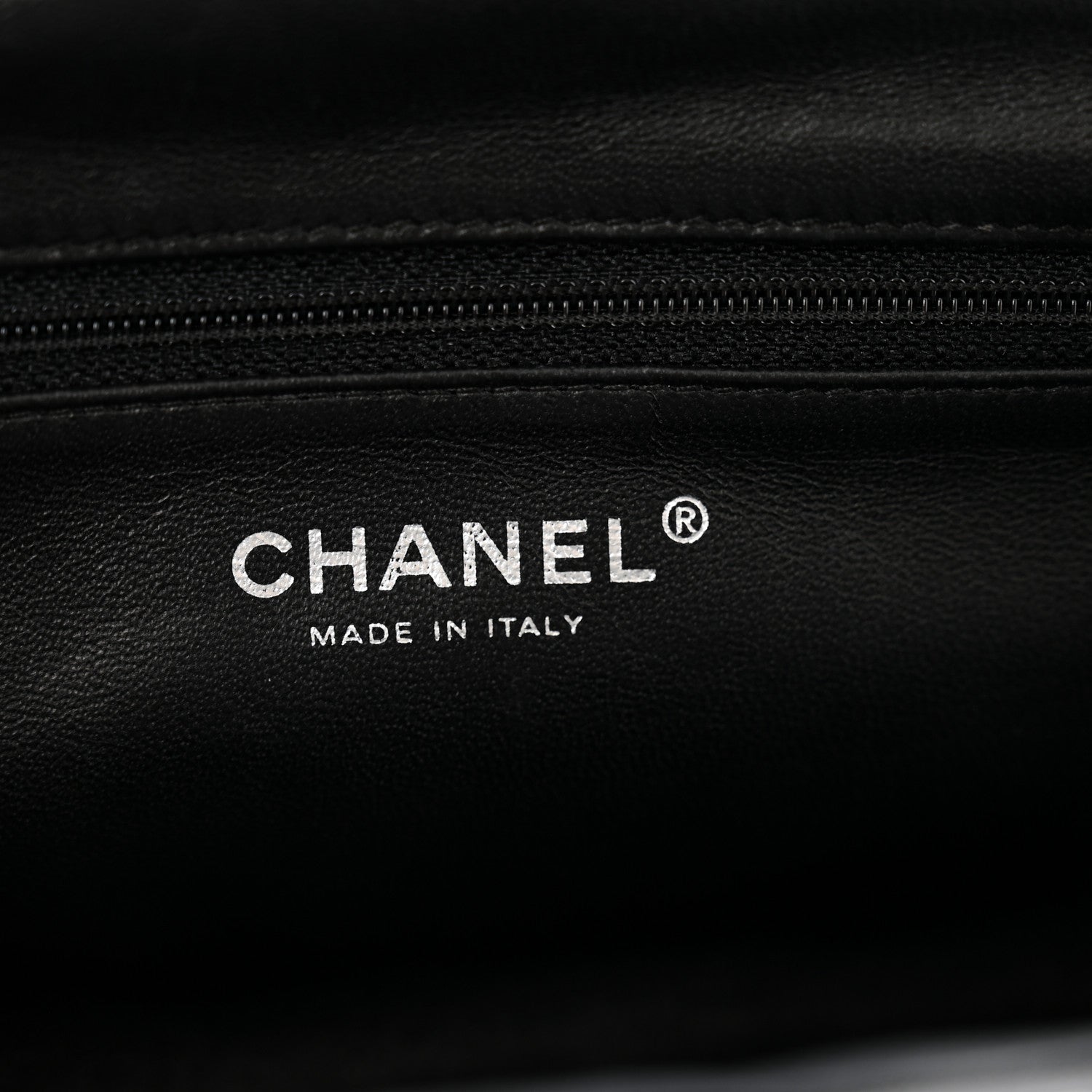 Chanel Distressed Patent Quilted Timeless Black 6 of 8