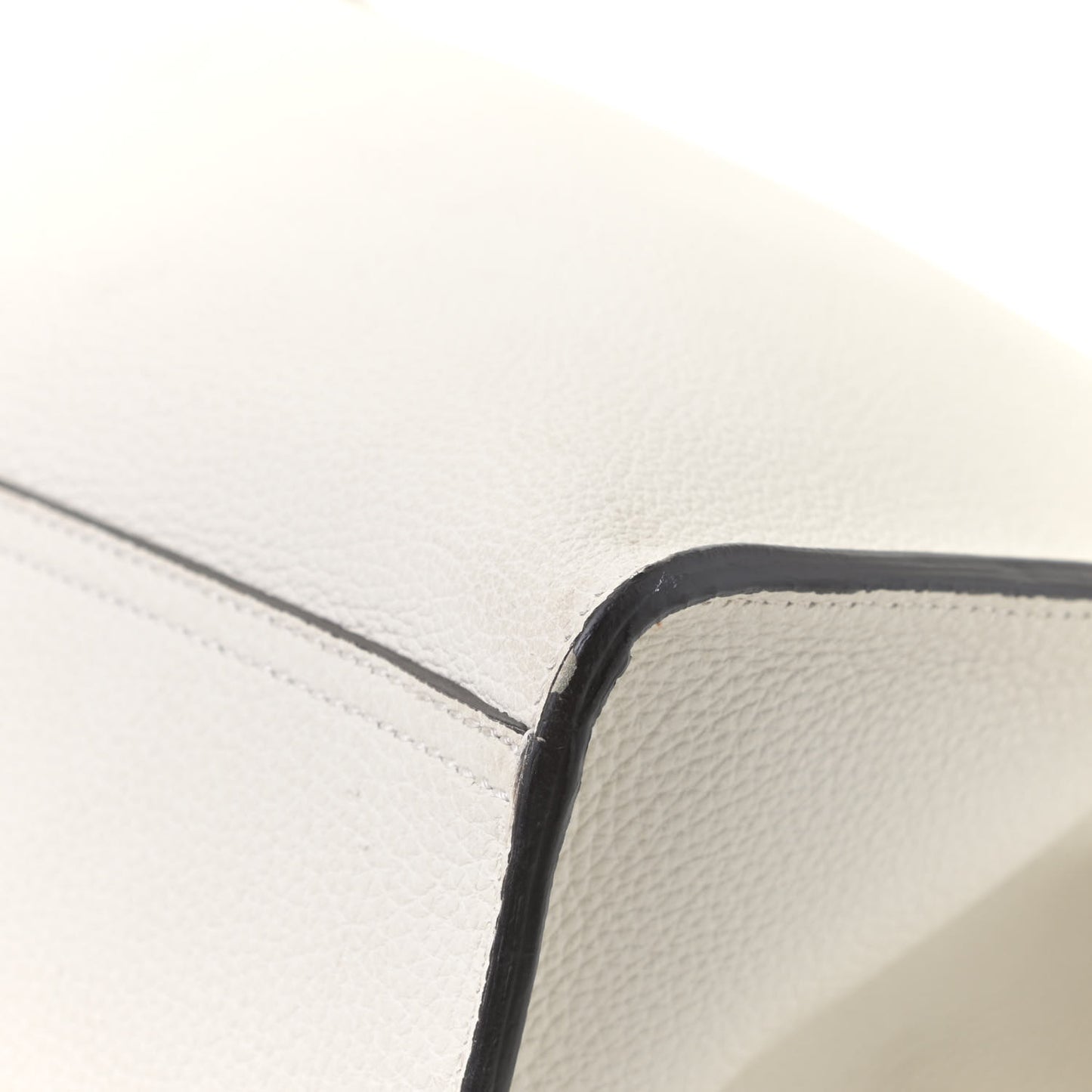 Soft Calfskin Medium Jackie Top Handle Bag Mystic White