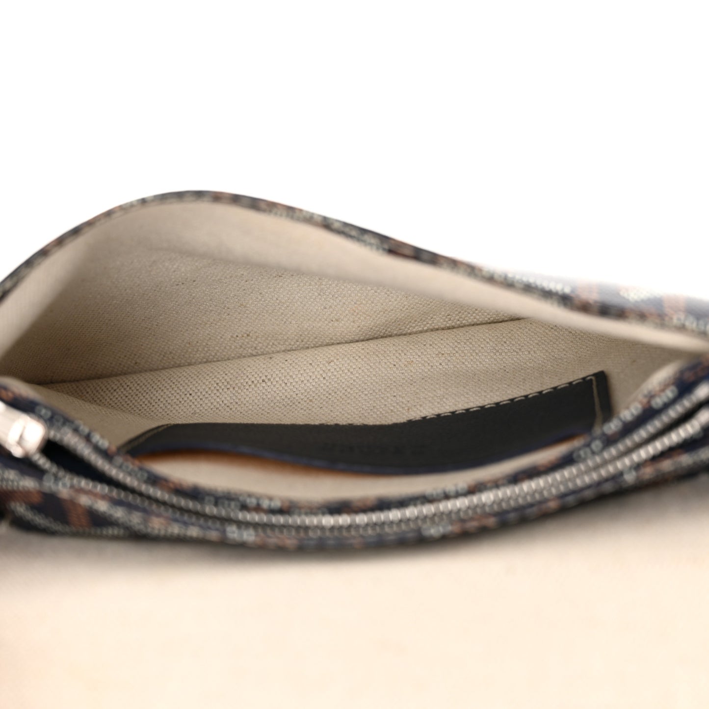 Goyardine Plumet Wallet Clutch Navy