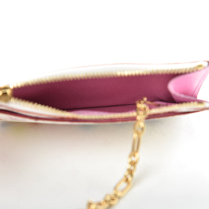 Louis Vuitton Monogram Multicolor Key Pouch White Litchi 5 of 7