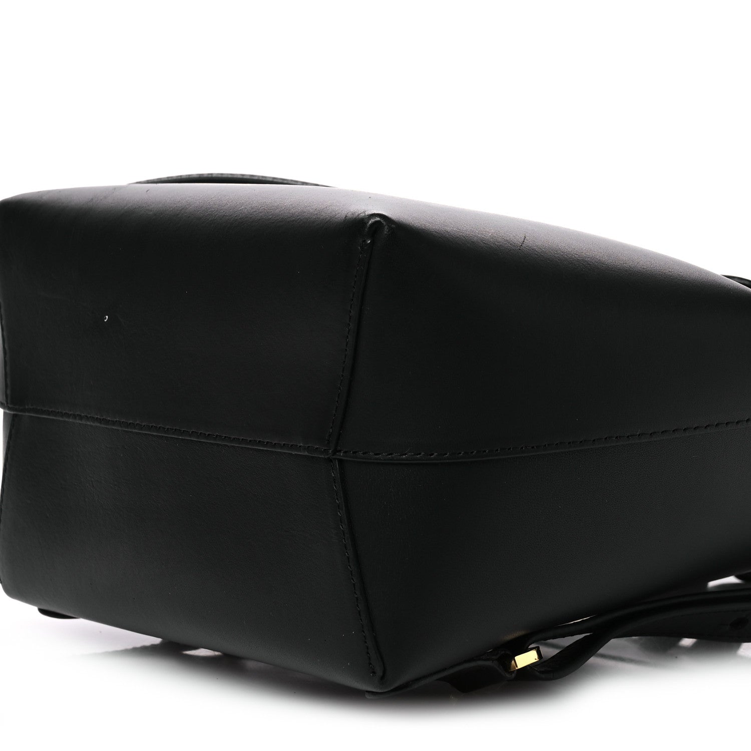 Mansur Gavriel Vegetable Tanned Calfskin Mini Backpack Black Flamma 10 of 13