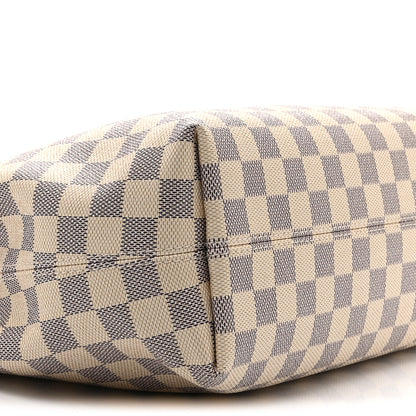 Louis Vuitton Damier Azur Graceful PM Rose Ballerine 8 of 9