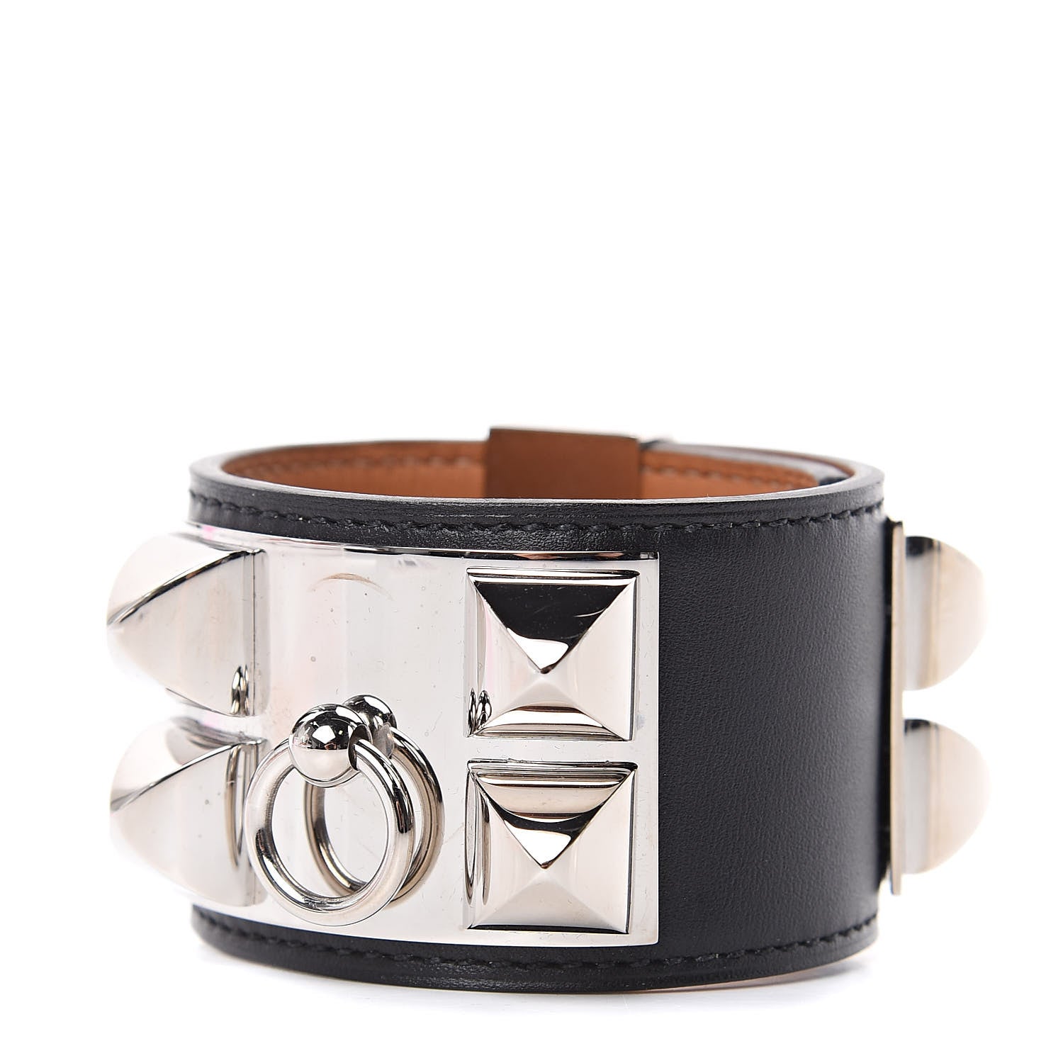Hermes Chamonix Collier De Chien CDC Bracelet S Black 1 of 7
