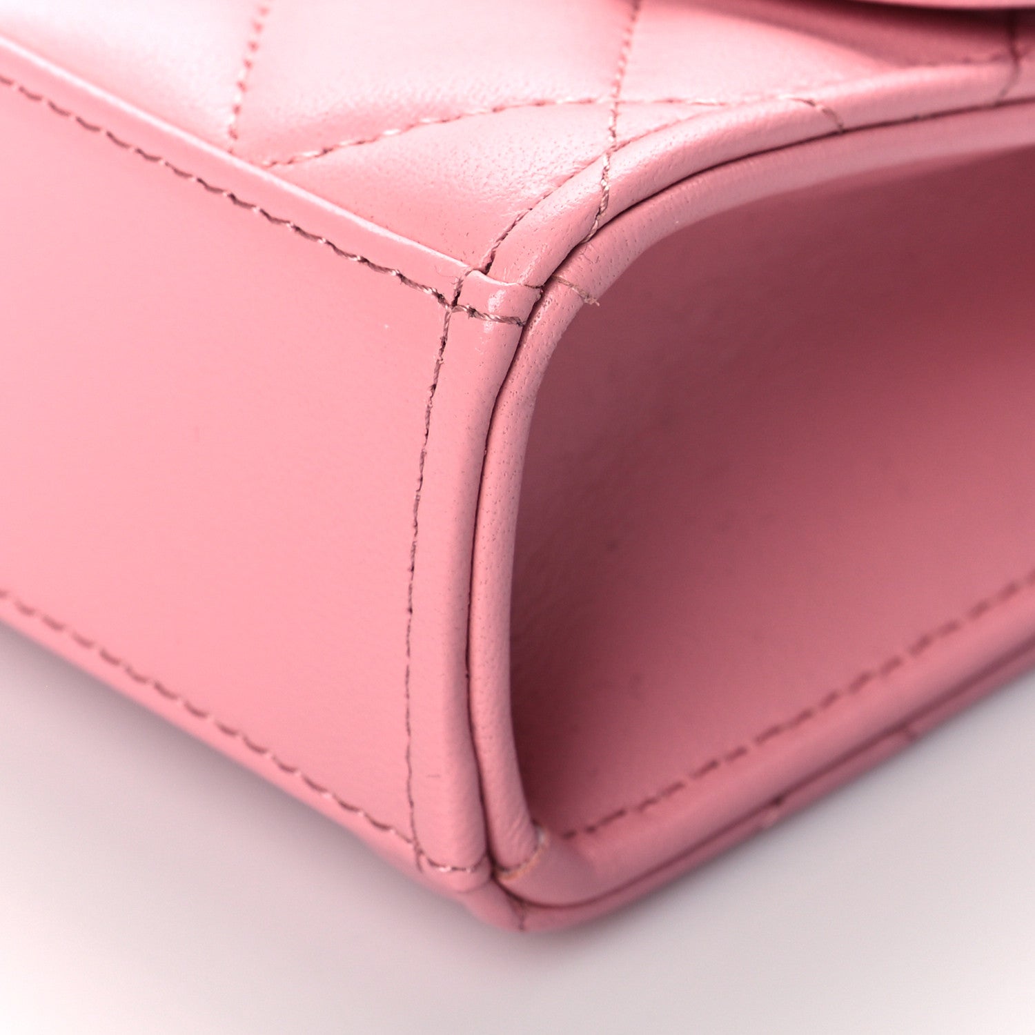 Chanel Lambskin Quilted Mini Trendy CC Clutch With Chain Pink 10 of 11