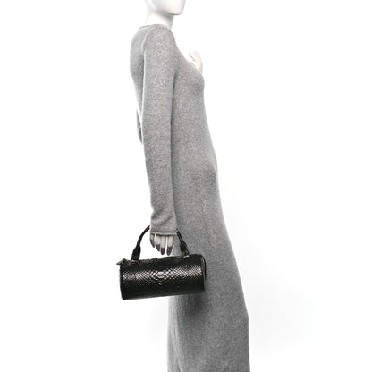 The Row Snakeskin Edith Bag Black 2 of 9