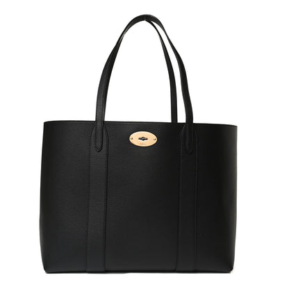 Mulberry Small Classic Grain Bayswater Tote Black 1 of 15