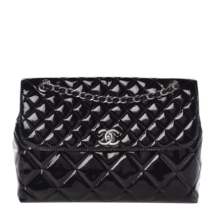 Chanel Vinyl Quilted In the Business Flap Bag Black 1 of 11