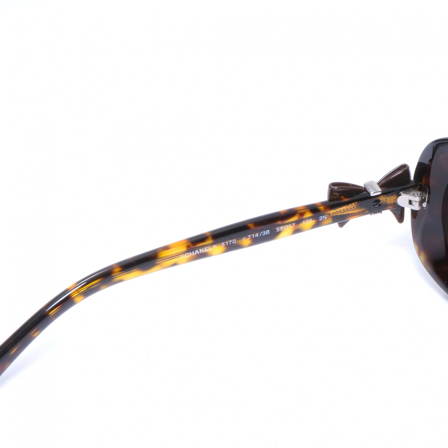 Tortoise Bow Sunglasses 5170