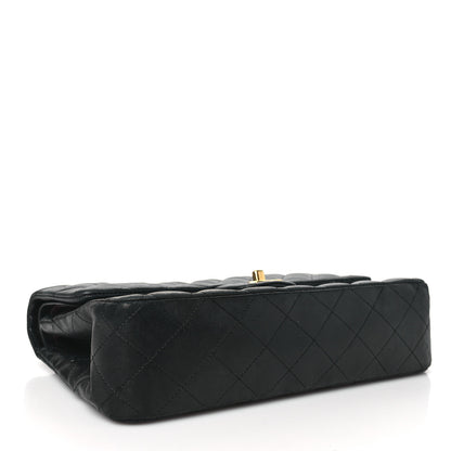 Chanel Lambskin Quilted Medium Double Flap Black 4 of 14