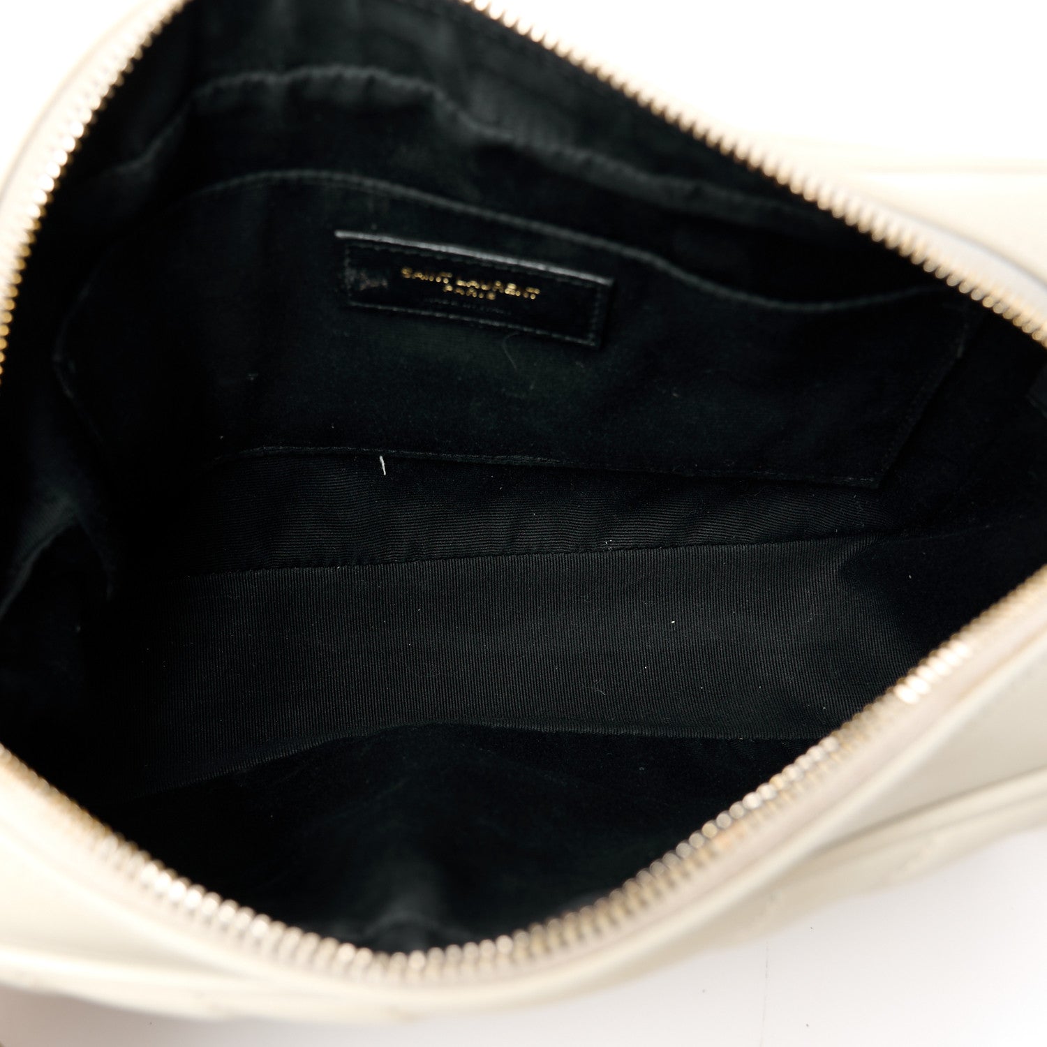 Saint Laurent Calfskin Matelasse Monogram Lou Camera Bag Blanc Vintage 5 of 10
