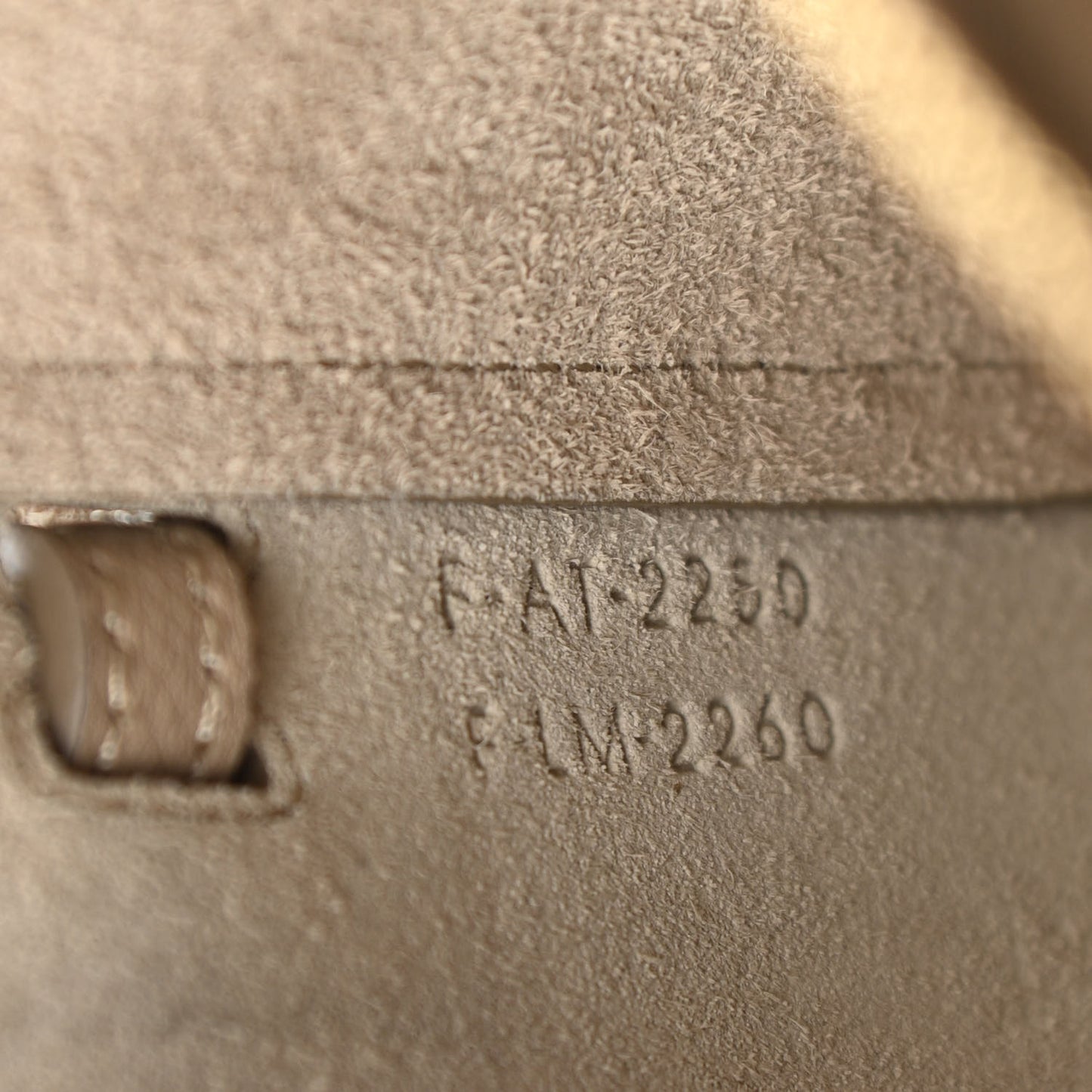 Grained Calfskin Pico Belt Bag Light Taupe