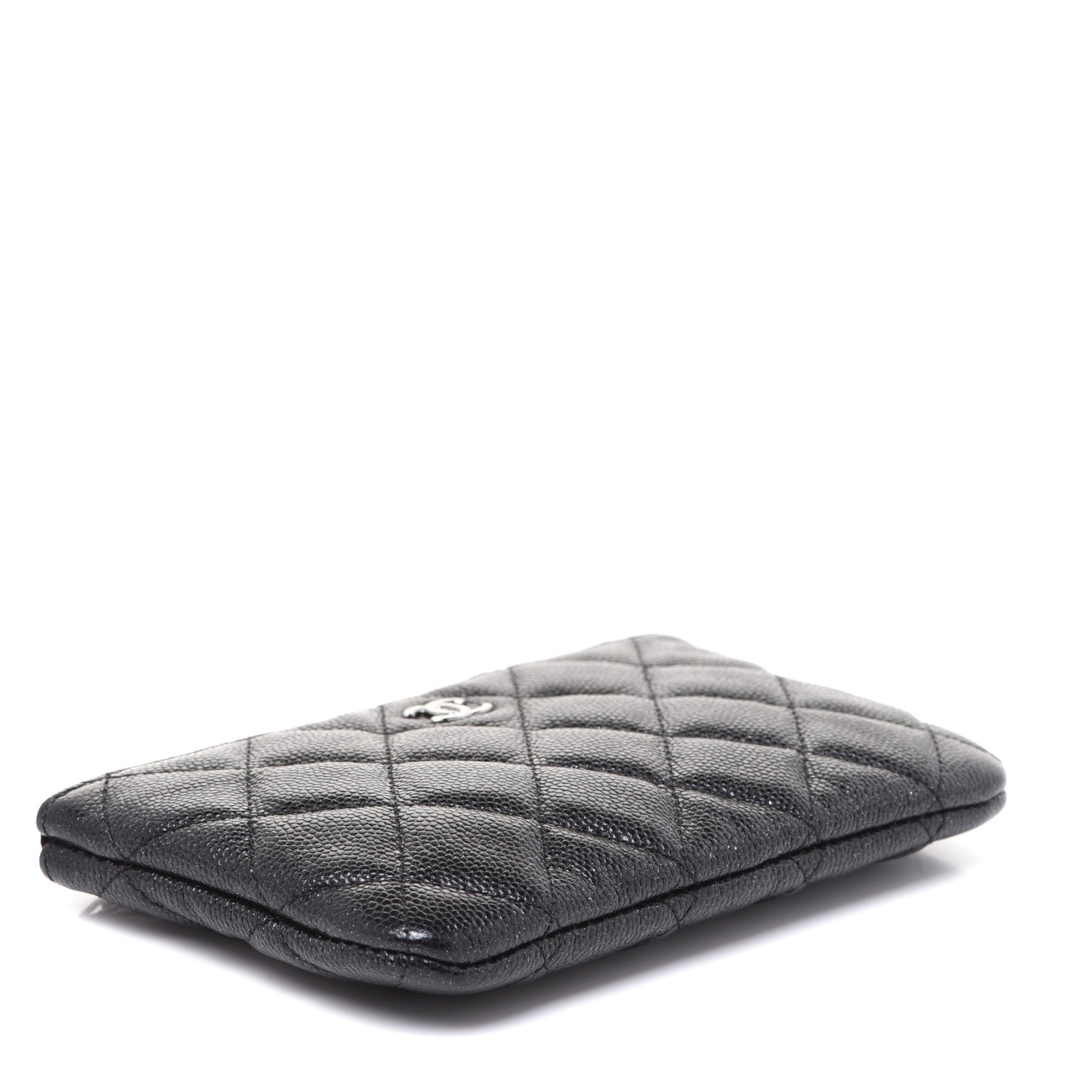 Chanel Caviar Quilted Small Cosmetic Case Black 4 of 8
