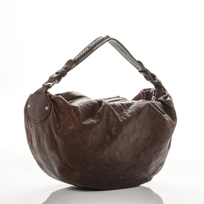 Chanel Caviar Outdoor Ligne Large Hobo Brown 3 of 11