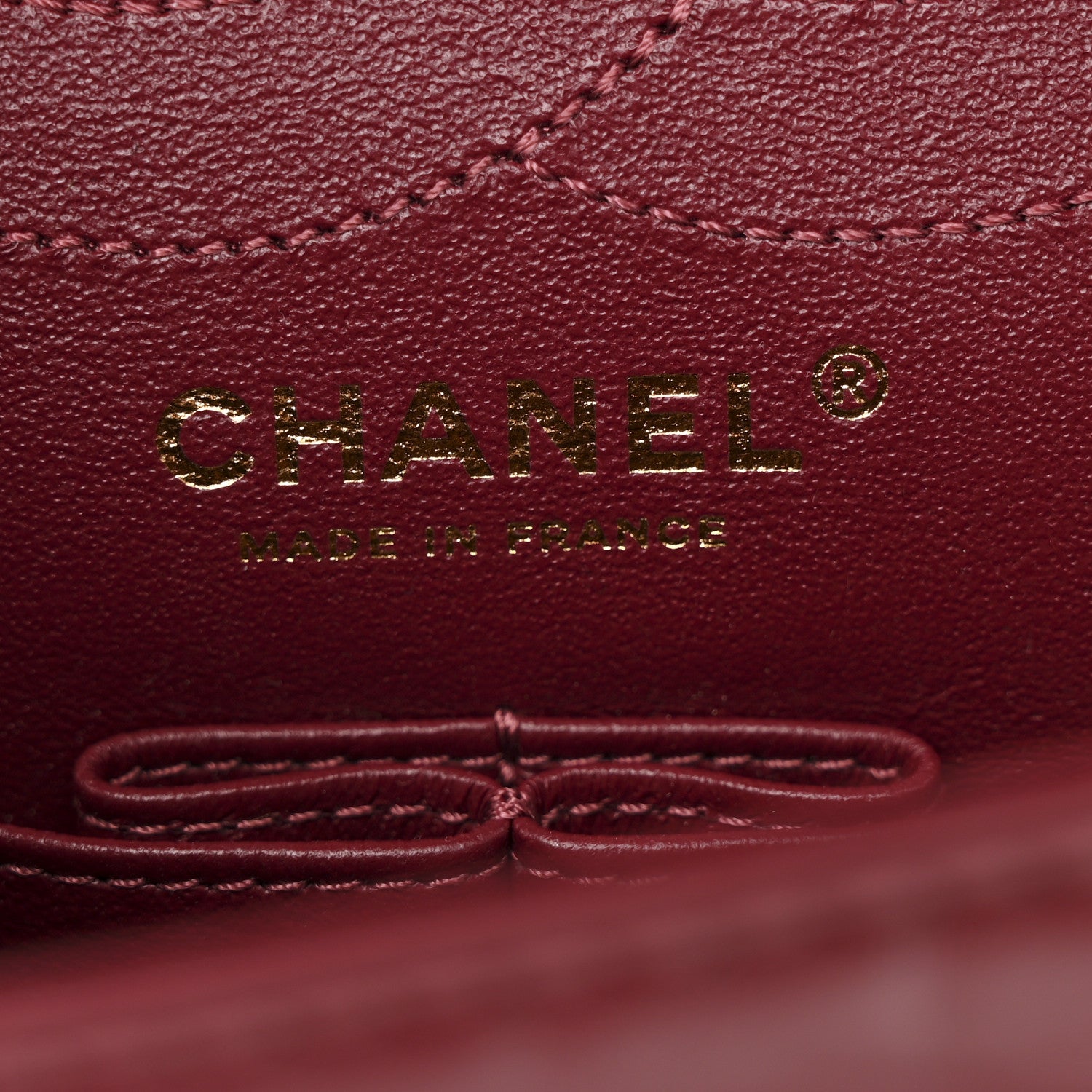 Chanel Aged Calfskin Quilted 2.55 Reissue 225 Flap Burgundy 6 of 11