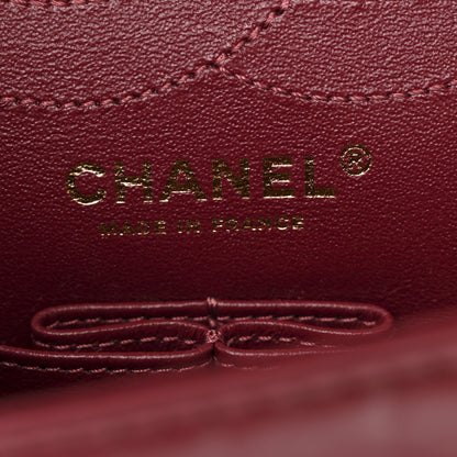 Chanel Aged Calfskin Quilted 2.55 Reissue 225 Flap Burgundy 6 of 11