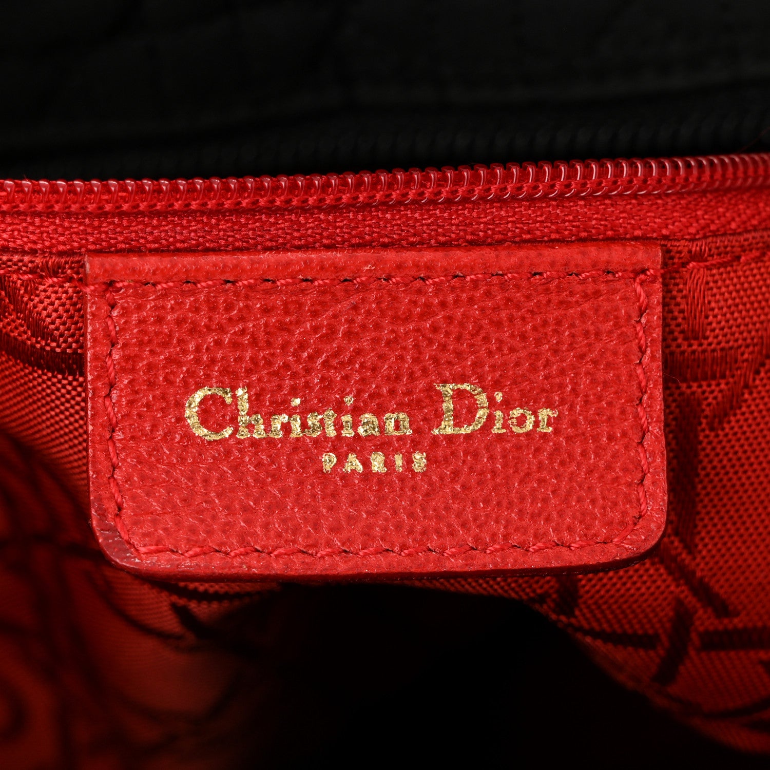 Christian Dior Nylon Cannage Large Lady Dior Black 6 of 9