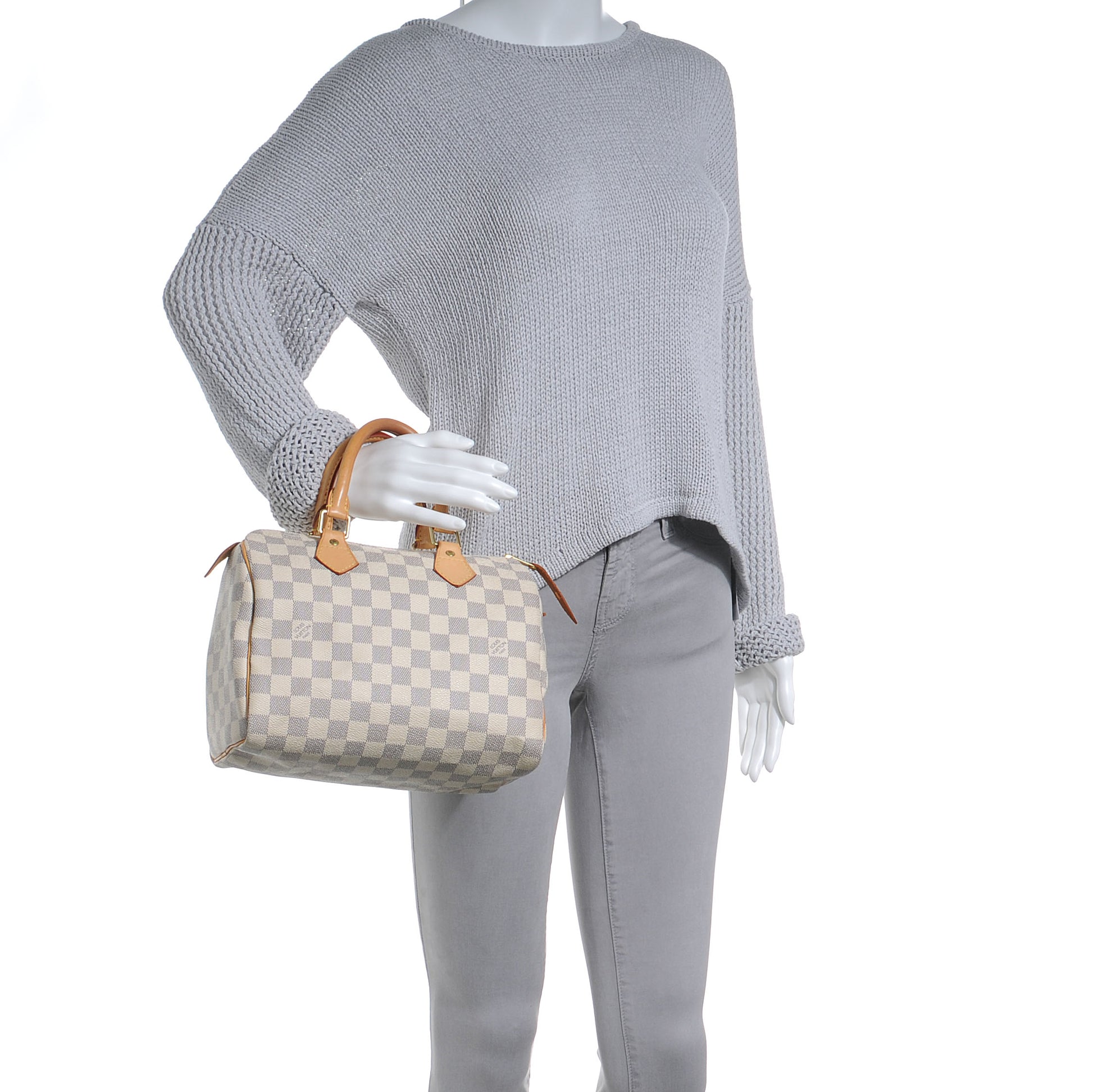 Louis Vuitton Damier Azur Speedy 25 2 of 7