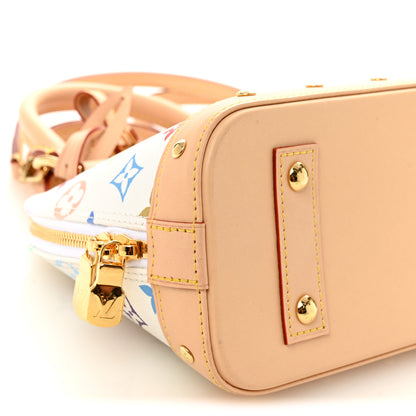 Louis Vuitton LV x TM Monogram Multicolor Alma BB White 8 of 9