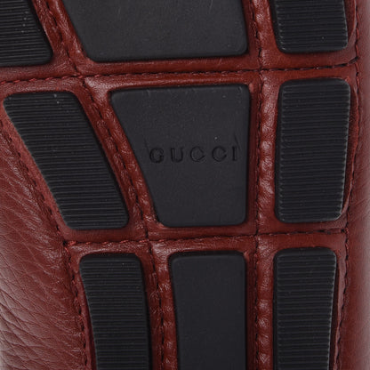 Gucci Cellarius Soft Interlocking G Driver Loafers 40 Deep Carminio 6 of 9
