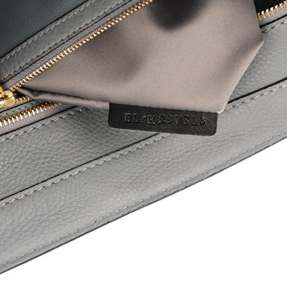 Valentino Garavani Grained Calfskin Small To Be Cool Tote Grigio Perla 9 of 9