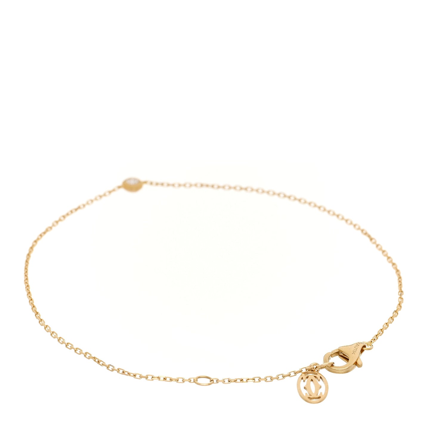 18K Yellow Gold Diamond XS D'Amour Bracelet