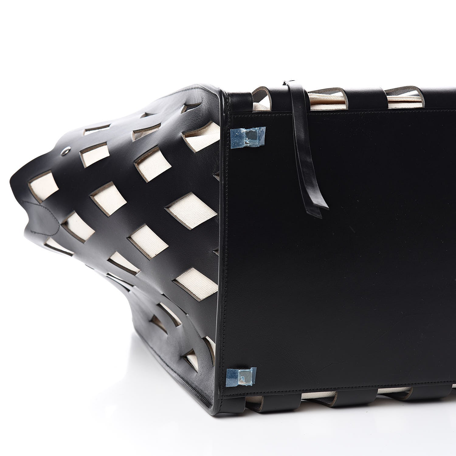 Celine Calfskin Medium Cutout Phantom Luggage Black 8 of 10