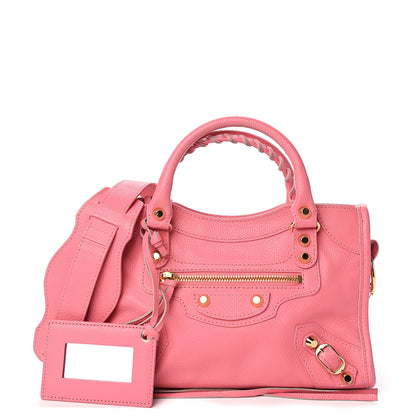 Balenciaga Veau Gravier Classic Gold Hardware Mini City Rose Dragee 1 of 13