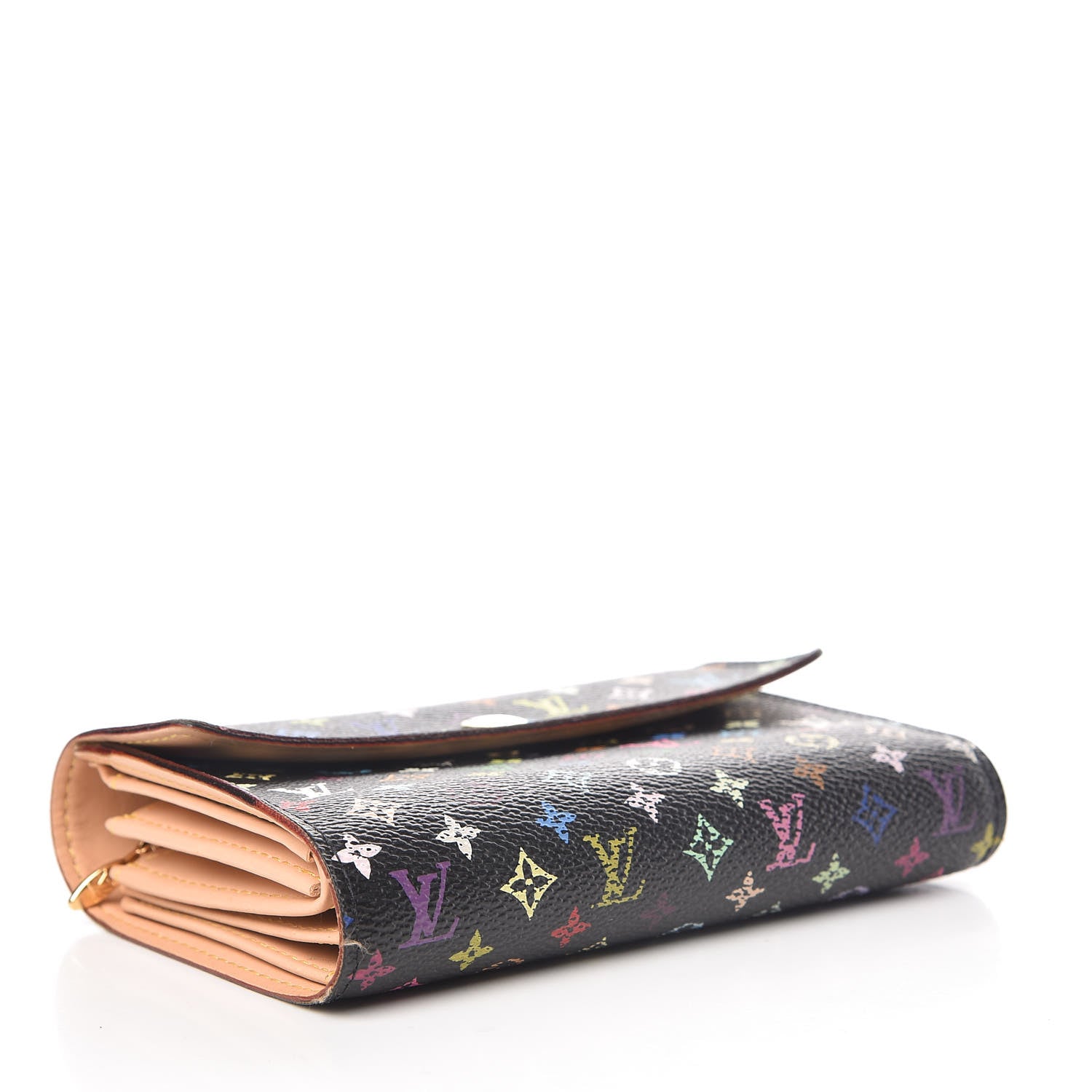 Louis Vuitton Monogram Multicolor Alexandra Wallet Black 5 of 12