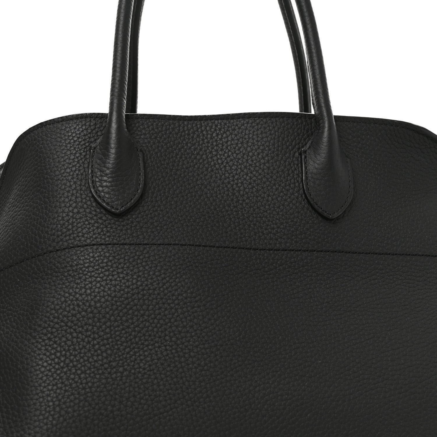 The Row Matte Grained Calfskin Soft Margaux 15 Black 7 of 9
