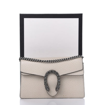 Gucci Dollar Calfskin Crystal Super Mini Dionysus Shoulder Bag Mystic White Black Diamond 14 of 14