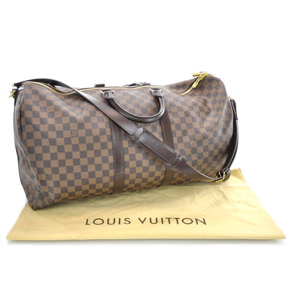Louis Vuitton Damier Ebene Keepall BandouliÃ¨re 55 2 of 10