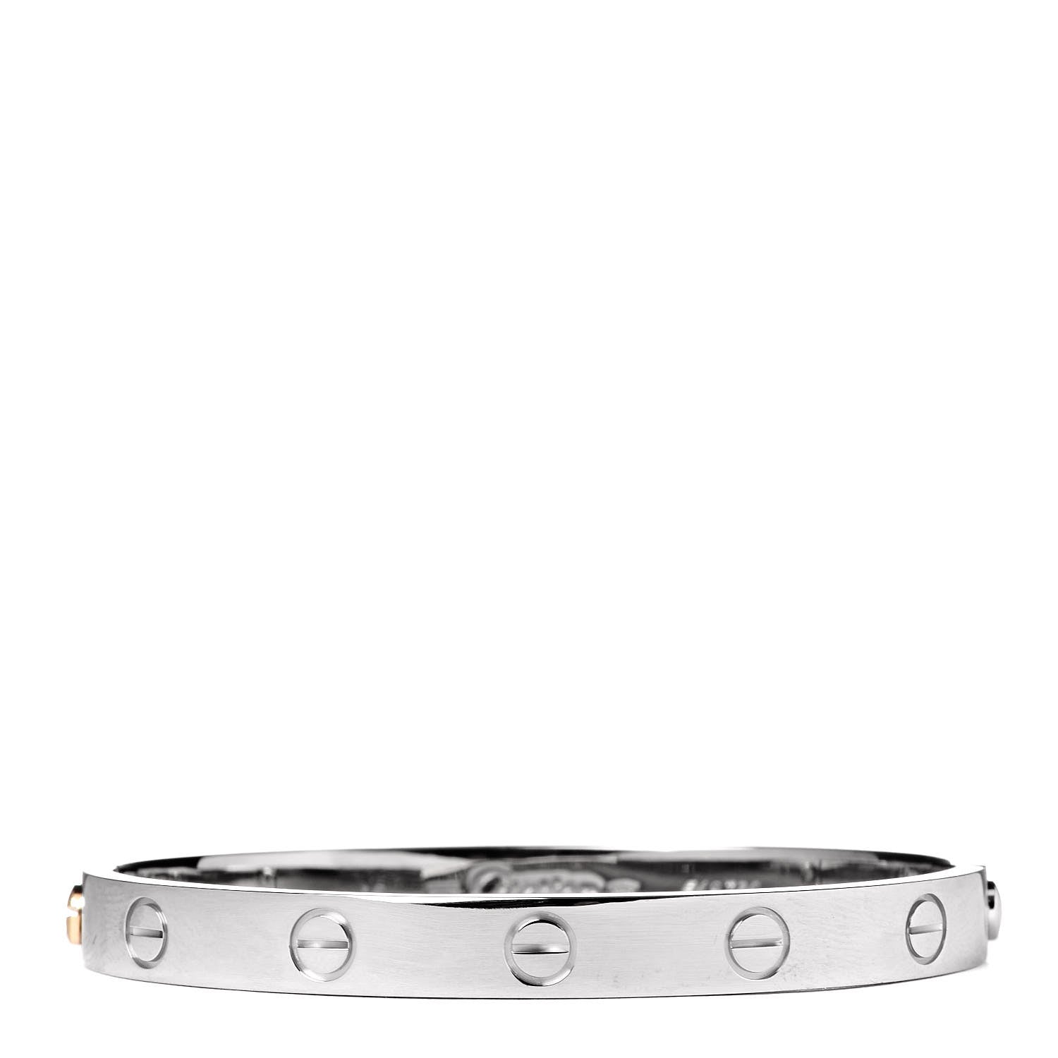 Cartier 18K White Gold LOVE Bracelet 16 3 of 7