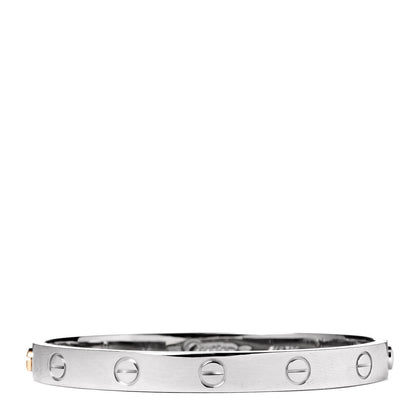 Cartier 18K White Gold LOVE Bracelet 16 3 of 7