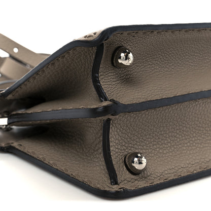 Fendi Cuoio Romano Selleria Mini Peekaboo I SEE U Iconic Satchel Fettuccia 17 of 19