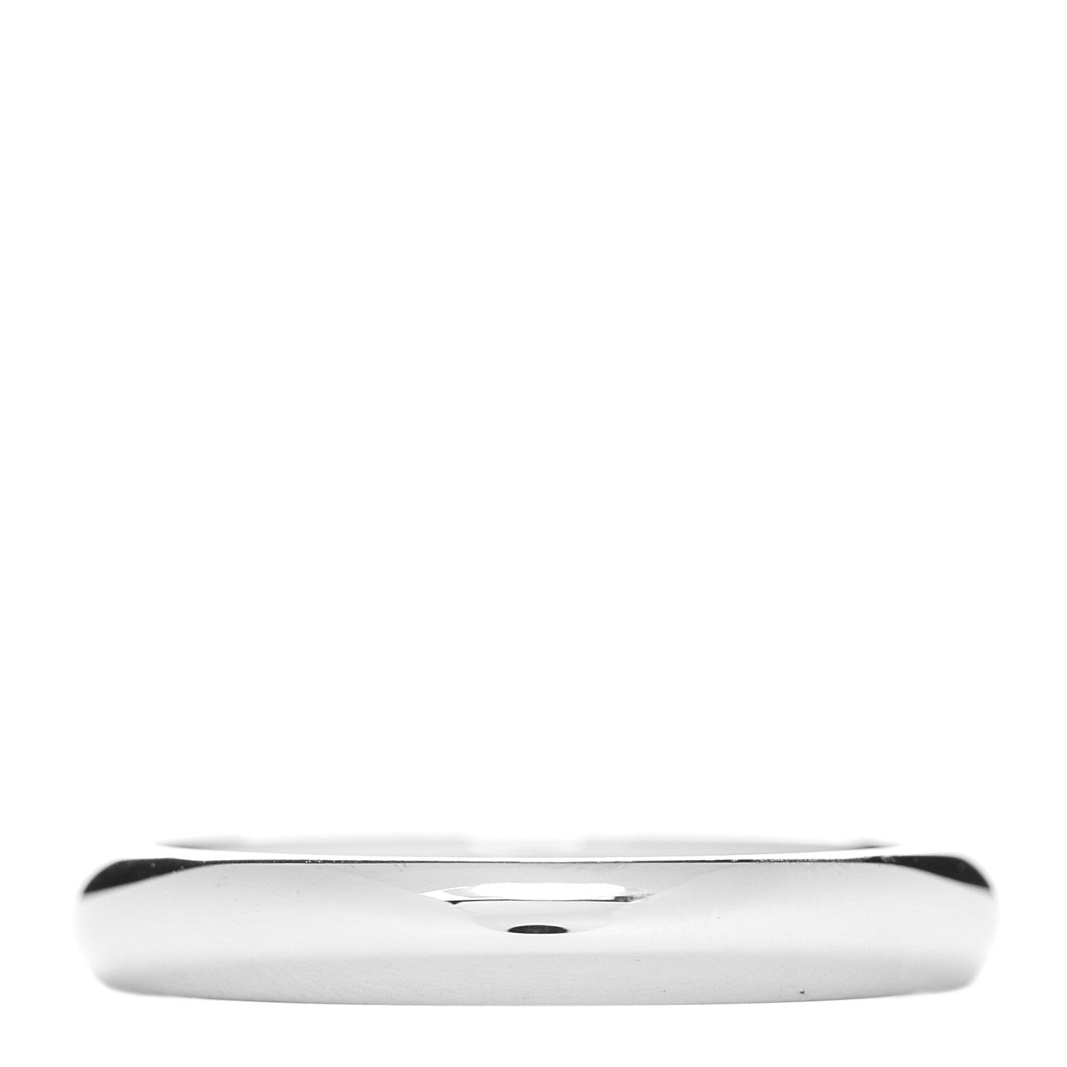 Harry Winston Platinum 3mm Wedding Band Ring 50 5.5 3 of 4