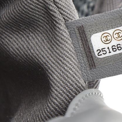 Chanel Woven Straw Raffia Large Deauville Tote Grey 7 of 7